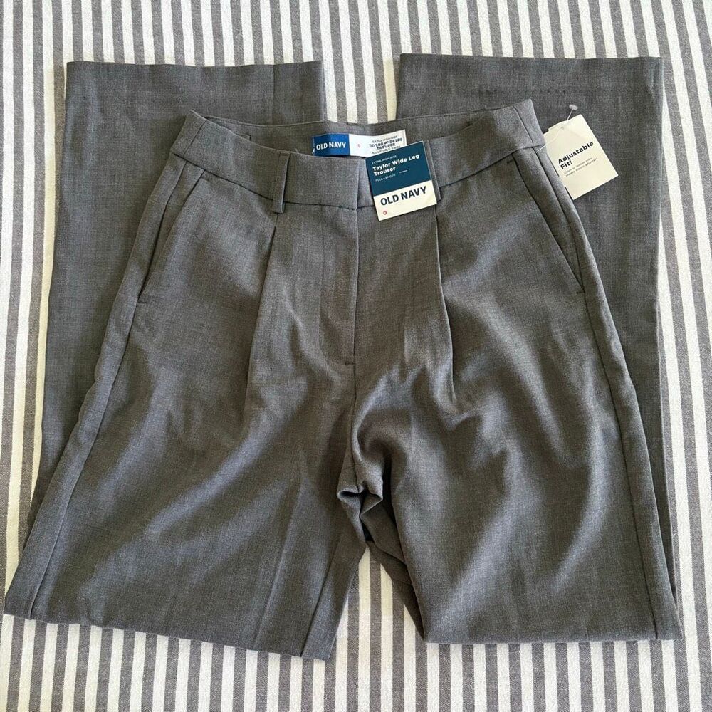 NWT Old Navy Extra High-Waisted Taylor Wide-Leg Trouser Pants Size 0